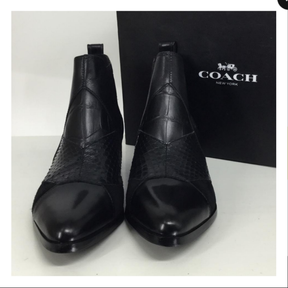 Coach Patchwork Booties NIB
